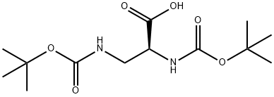 D,L-N,N'-Di-tert-butoxycarbonyl-2,3-diaminopropionic acid Structure