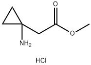 Methyl 2-(1-aMinocyclopropyl)acetate hydrochloride 구조식 이미지