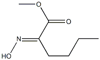 Methyl 2-(hydroxyiMino)hexanoate 구조식 이미지