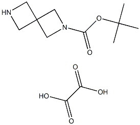 tert-butyl 2,6-diazaspiro[3.3]heptane-2-carboxylate,oxalate salt Structure