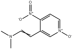 3-[2-(디메틸아미노)비닐]-4-니트로피리딘1-옥사이드 구조식 이미지