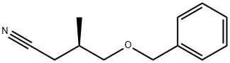 (R)-4-(benzyloxy)-3-Methylbutanenitrile Structure