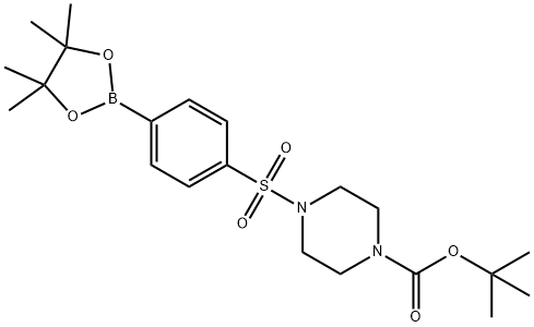 4-(4-Boc-Piperazin-1-ylsulfonyl)phenylboronic acid pinacol ester Structure