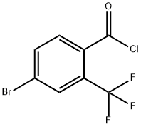 4-Bromo-2-(trifluoromethyl)benzoyl chloride 구조식 이미지