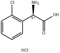 (R)-2-AMino-2-(2-chlorophenyl)acetic acid hydrochloride Structure