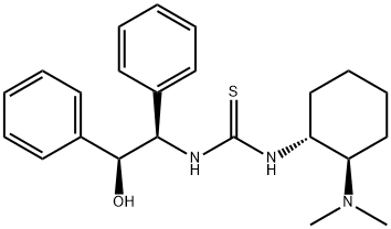 N-[(1R,2R)-2-(diMethylaMino)cyclohexyl]-N'-[(1R,2S)-2-hydroxy-1,2-diphenylethyl]-Thiourea 구조식 이미지