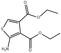 3,4-Diethyl 2-aMinothiophene-3,4-dicarboxylate Structure