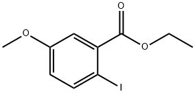 에틸2-요오도-5-메톡시벤조에이트 구조식 이미지