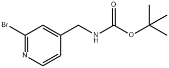 4-(N-BOC-aMinoMethyl)-2-BroMopyridine Structure