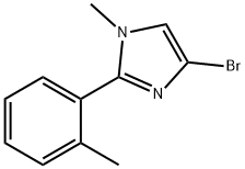 1H-IMidazole, 4-broMo-1-Methyl-2-(2-Methylphenyl)- Structure