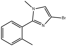 1H-IMidazole, 4-broMo-1-Methyl-2-(2-Methylphenyl)- 구조식 이미지