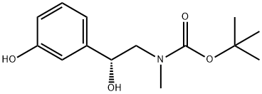 N-Boc-(R)-Phenylephrine 구조식 이미지