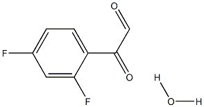 2,4-Difluorophenylglyoxal hydrate 구조식 이미지