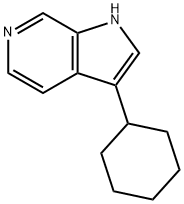 3-Cyclohexyl-1H-pyrrolo[2,3-c]pyridine Structure