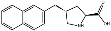 (2S,4R)-4-(naphthalen-2-ylMethyl)pyrrolidine-2-carboxylic acid Structure