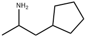 α-Methylcyclopentaneethanamine Structure