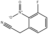 2-(3-플루오로-2-니트로페닐)아세토니트릴 구조식 이미지