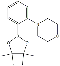 4-(2-(4,4,5,5-tetraMethyl-1,3,2-dioxaborolan-2-yl)phenyl)Morpholine 구조식 이미지