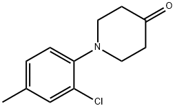 1-(2-chloro-4-methylphenyl)piperidin-4-one Structure