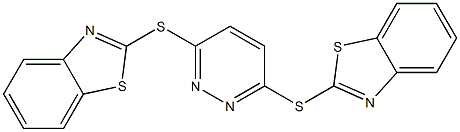 3,6-Bis(benzo[d]thiazol-2-ylthio)pyridazine Structure