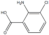 2-aMino-3-chlorobenzoic acid Structure