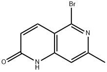 5-BroMo-7-Methyl-1,6-naphthyridin-2(1H)-one 구조식 이미지