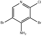 3,5-dibroMo-2-chloropyridin-4-aMine Structure