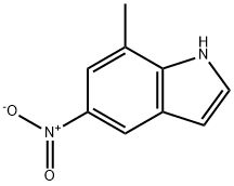 7-Methyl-5-nitroindole 구조식 이미지