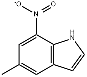 5-Methyl-7-nitroindole 구조식 이미지