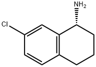 (1R)-7-클로로-1,2,3,4-테트라히드로나프틸아민 구조식 이미지