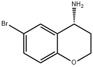(4R)-6-broMo-3,4-dihydro-2H-chroMen-4-aMine 구조식 이미지