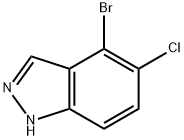 4-BroMo-5-chloro-1H-indazole Structure