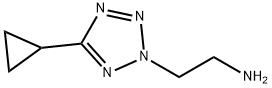 2-(5-Cyclopropyl-tetrazol-2-yl)-ethylaMine 구조식 이미지