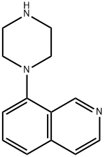 8-Piperazin-1-yl-isoquinoline 구조식 이미지