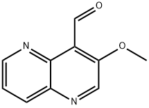 3-메톡시-[1,5]나프티리딘-4-카브알데히드 구조식 이미지