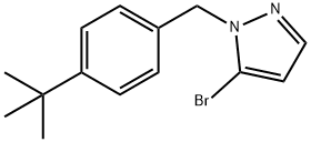 5-BroMo-1-(4-(tert-Butyl)benzyl)-1H-pyrazole Structure