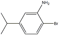 2-broMo-5-isopropylaniline Structure