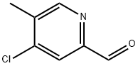 4-클로로-5-메틸-피리딘-2-카브알데하이드 구조식 이미지