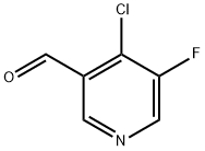 4-chloro-5-fluoronicotinaldehyde Structure