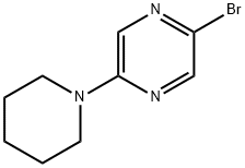 2-bromo-5-piperidin-1-ylpyrazine 구조식 이미지