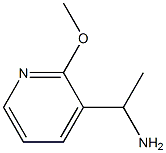 1-(2-메톡시-피리딘-3-일)-에틸라민 구조식 이미지