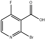 2-BroMo-4-fluoronicotinic acid 구조식 이미지