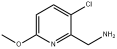 (3-Chloro-6-Methoxypyridin-2-yl)MethanaMine Structure