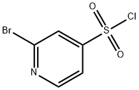 2-브로모피리딘-4-설포닐클로라이드 구조식 이미지
