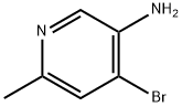 4-broMo-6-메틸피리딘-3-아민 구조식 이미지