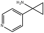 1-(Pyridin-4-yl)cyclopropanaMine Structure