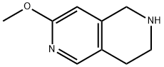 7-메톡시-1,2,3,4-테트라히드로-2,6-나프티리딘 구조식 이미지