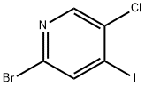 2-BroMo-4-iodo-5-chloro pyridine Structure