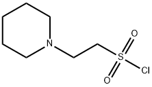 2-피페리딘-1-일-에탄설포닐클로라이드 구조식 이미지