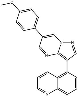 5-[6-(4-Methoxyphenyl)pyrazolo[1,5-a] 구조식 이미지